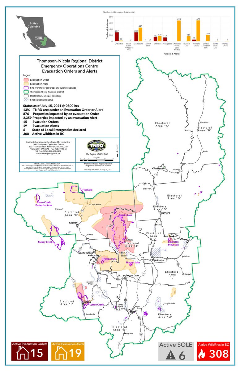 At its regular Board meeting held today, the TNRD Board of Directors unanimously passed a motion to ask the Government of British Columbia to declare a Provincial State of Emergency in response to the wildfire situation in BC. #BCWildfire

tnrd.ca/tnrd-board-req…
