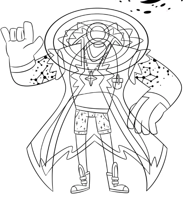 base puzzle lineart for an animation is always confusing haha 