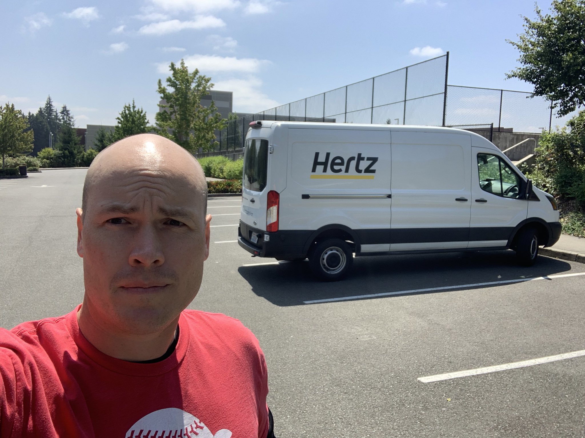 Hertz cargo on sale van