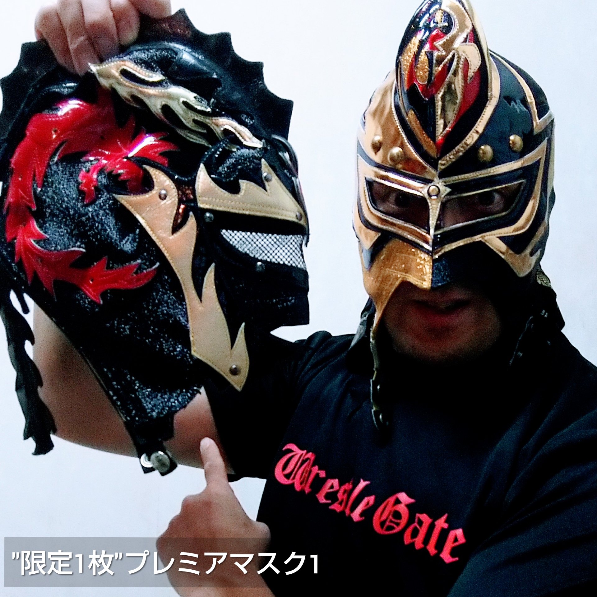 レッスルゲート公式 Hanzo選手厳選 7 18 日 15 00 松山座 大阪176box大会にて試合用マスクを販売 試合会場限定の破格のプライスとなります 是非 売店を覗いて見て下さい サイン入れ 生写真プレゼント 松山座大会 Hanzo 試合用マスク