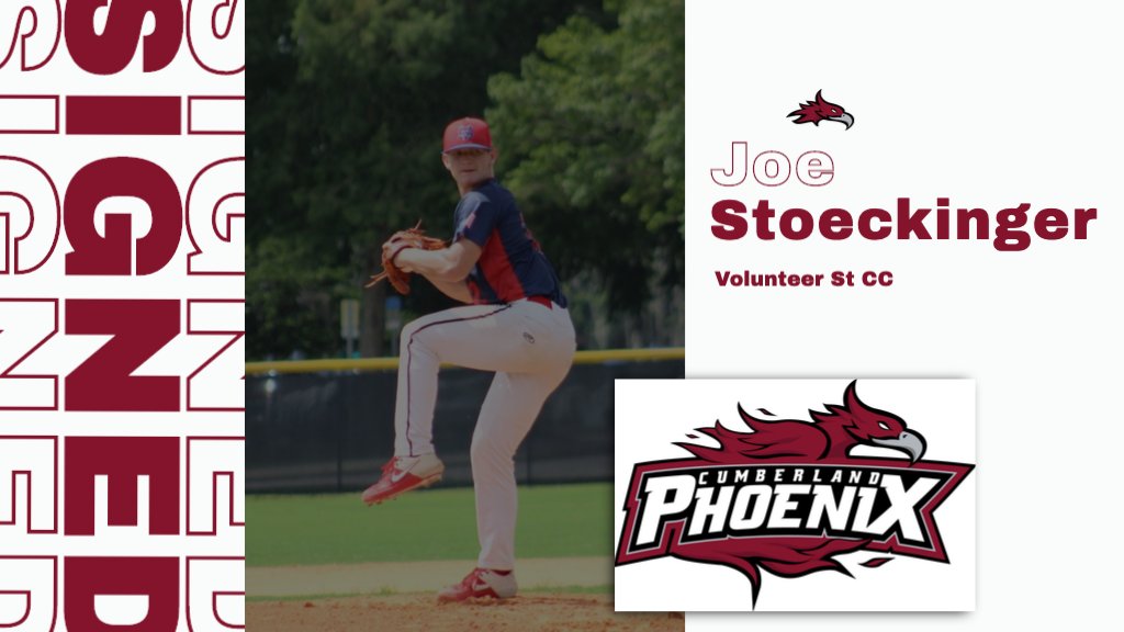 Welcome Joe Stoeckinger <a href="/__jsteck/">Joe Stoeckinger</a> from Volunteer St CC <a href="/VSCCPioneersBSB/">Vol State Baseball</a> to the Phoenix Baseball Family