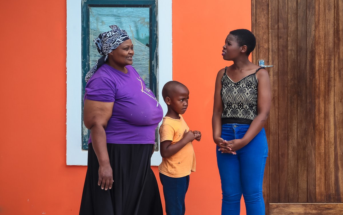 The Mtshali family was able to review all of the student's work to determine their best fit which was built with the orange walls shown behind them in the picture.
=
#UbuntuASAP #SocialImpact #ArchitectureHeals #ListentoBuild #EquityinDesign #Durban #SouthAfrica