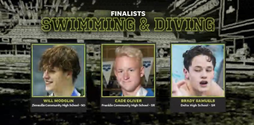 DHSSwimDive's tweet photo. Congratulations, Brady Samuels! 2021 Indiana High School Sports Awards Finalist for Swimming and Diving. @DeltaEagles_ @rgeneraljr https://t.co/LM4vAgz2DJ
