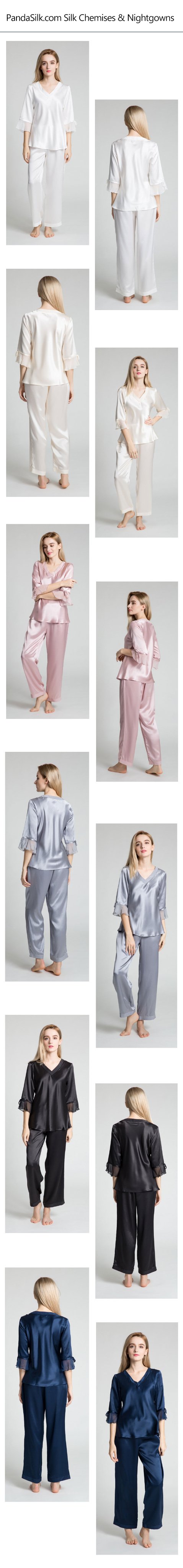 Women's Silk Camisole Tank Top & Shorts Pajama Set