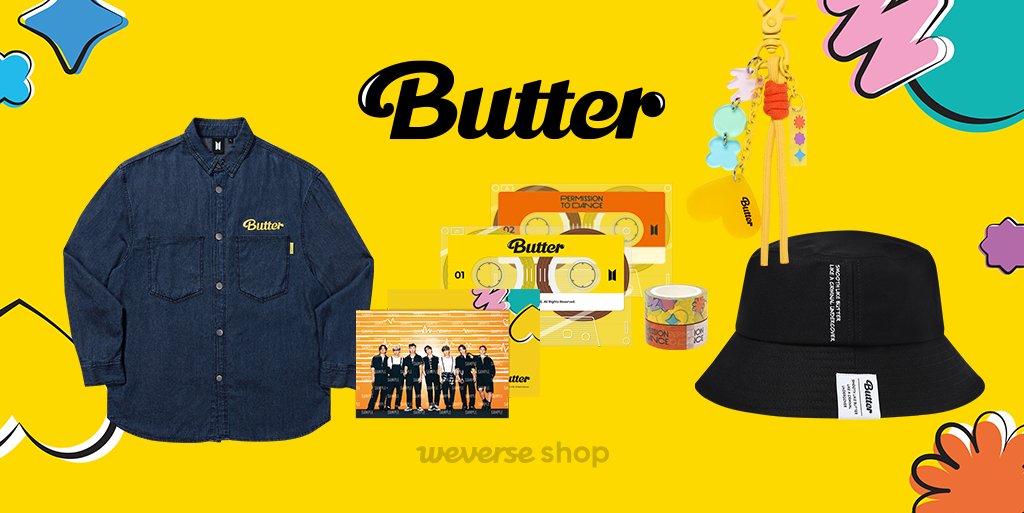 Weverse Shop on Twitter "Hotter? Sweeter! Cooler? Butter! BTS 싱글