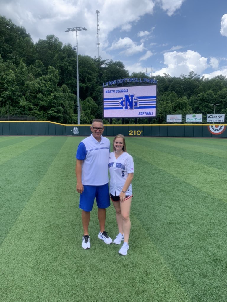 I am excitingly blessed to announce that I have verbally committed to furthering my academics and softball career to the University of North Georgia! So thankful to the people God has put in my life to help me reach my childhood dream! !Go Nighthawks! <a href="/UNGSoftball/">UNG Softball</a> <a href="/MikeDavo17/">MIKE DAVENPORT</a>