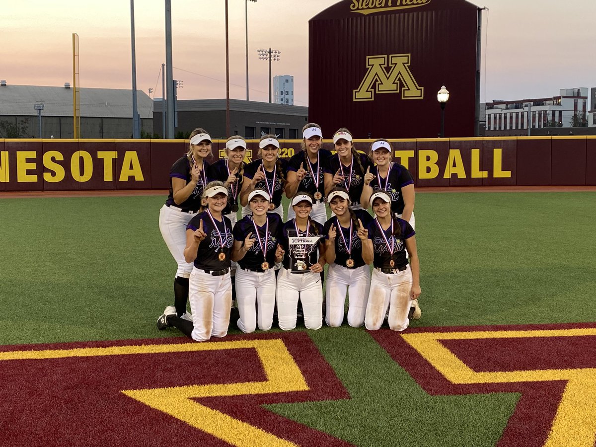 USA State Champions! So proud of these ladies, such a fun team to be apart of while having so much support from our organization. Magic truly is a family and I’m so happy I am here💜#M4L <a href="/mnmagicsb/">Minnesota Magic Softball</a>