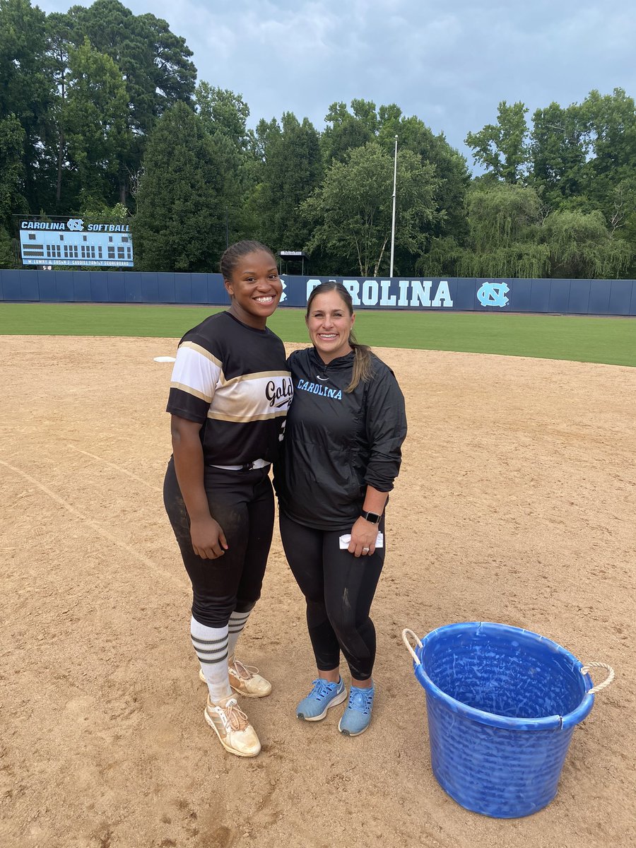 Thank you <a href="/UNCSoftball/">Carolina Softball</a> and all of the other coaches for an amazing camp!  <a href="/APGoldLocke/">APGoldLocke</a>