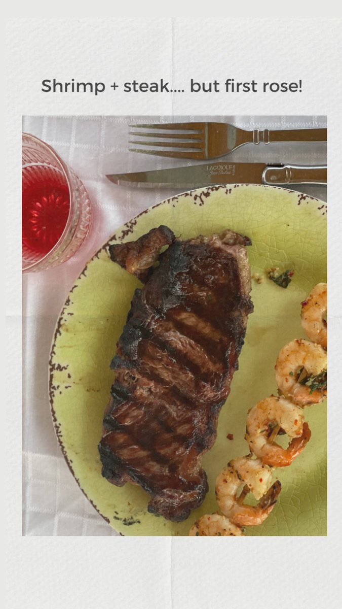 LizPalmer_'s tweet photo. Steak and Shrimp …. but first rose!
.
.
#rosé #rosewine #roseallday #winelover #wine #winetasting #winepairing #foodandwine #thursday #thursdayvibes #summervibes #bbq #bbqseason #bbqlovers #winefirst https://t.co/NSKbEW82yK