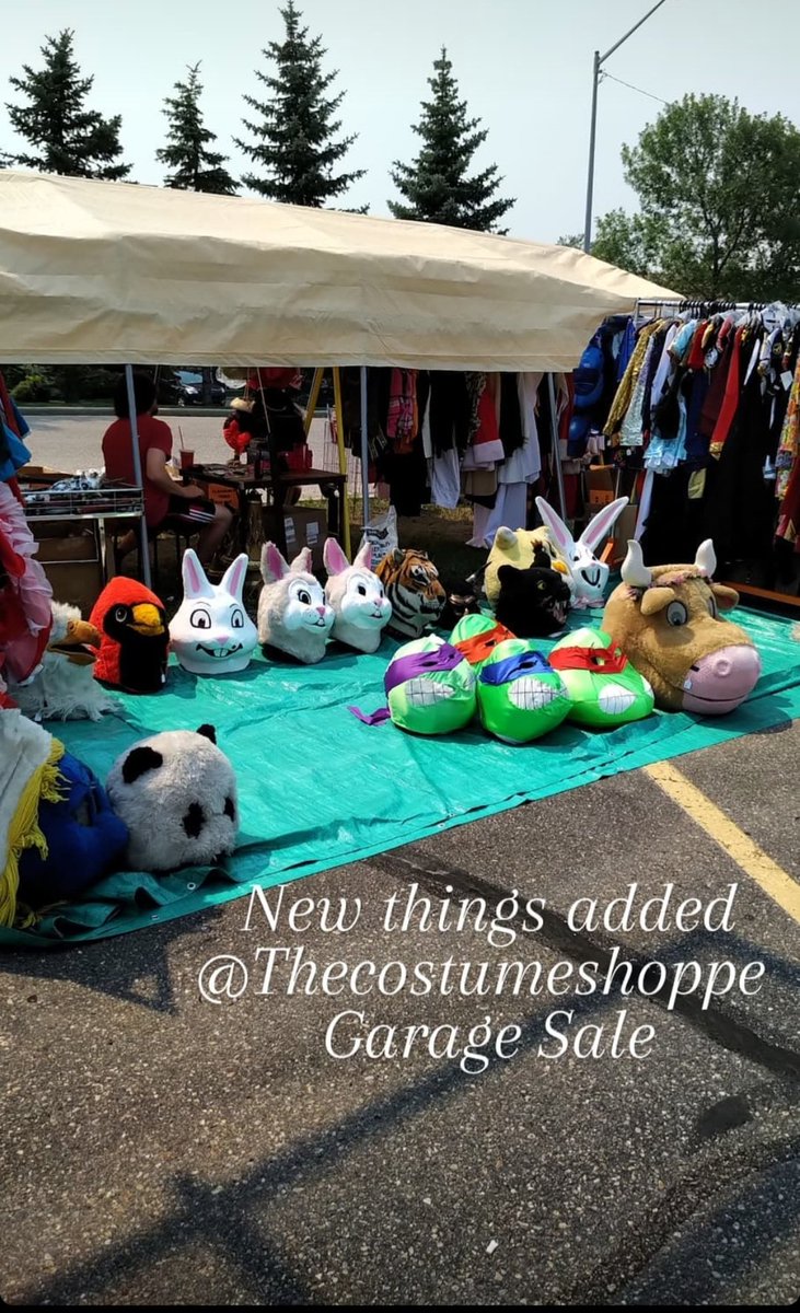 Check out all these new additions to our MASSIVE garage sale! Hurry in to see us! We're open tomorrow 12-6 and Saturday 12-5 <a href="/Pinkpixi5/">Marianne Holt</a>  #thecostumeshoppe #yyc #sale
