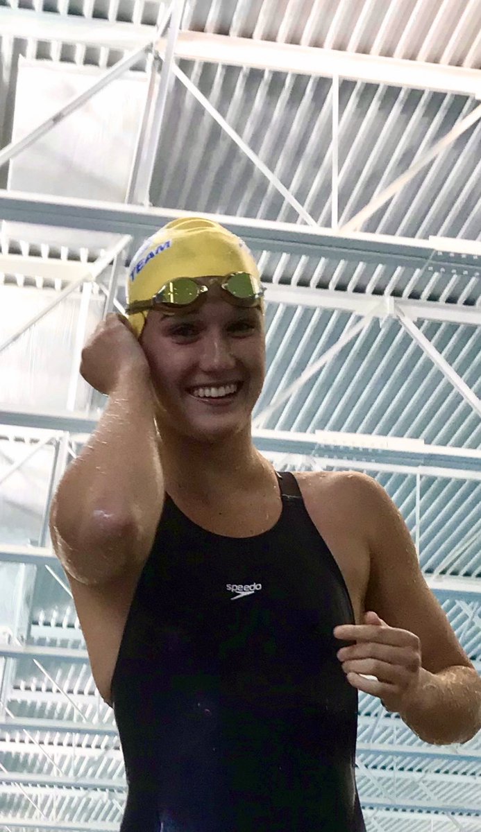 CGBD_SwimTeam's tweet image. Ladies on fire in 100free! Wyllo Hanson 3rd 🥉, Kyleigh Tankard 7th with a 57.58 earning a Summer Jnr Nat cut, Isabel Marstellar 12th #cgbdstrong #lcsnrchamps21 #cgbdswimming #summerjnrnats #SPEEDO