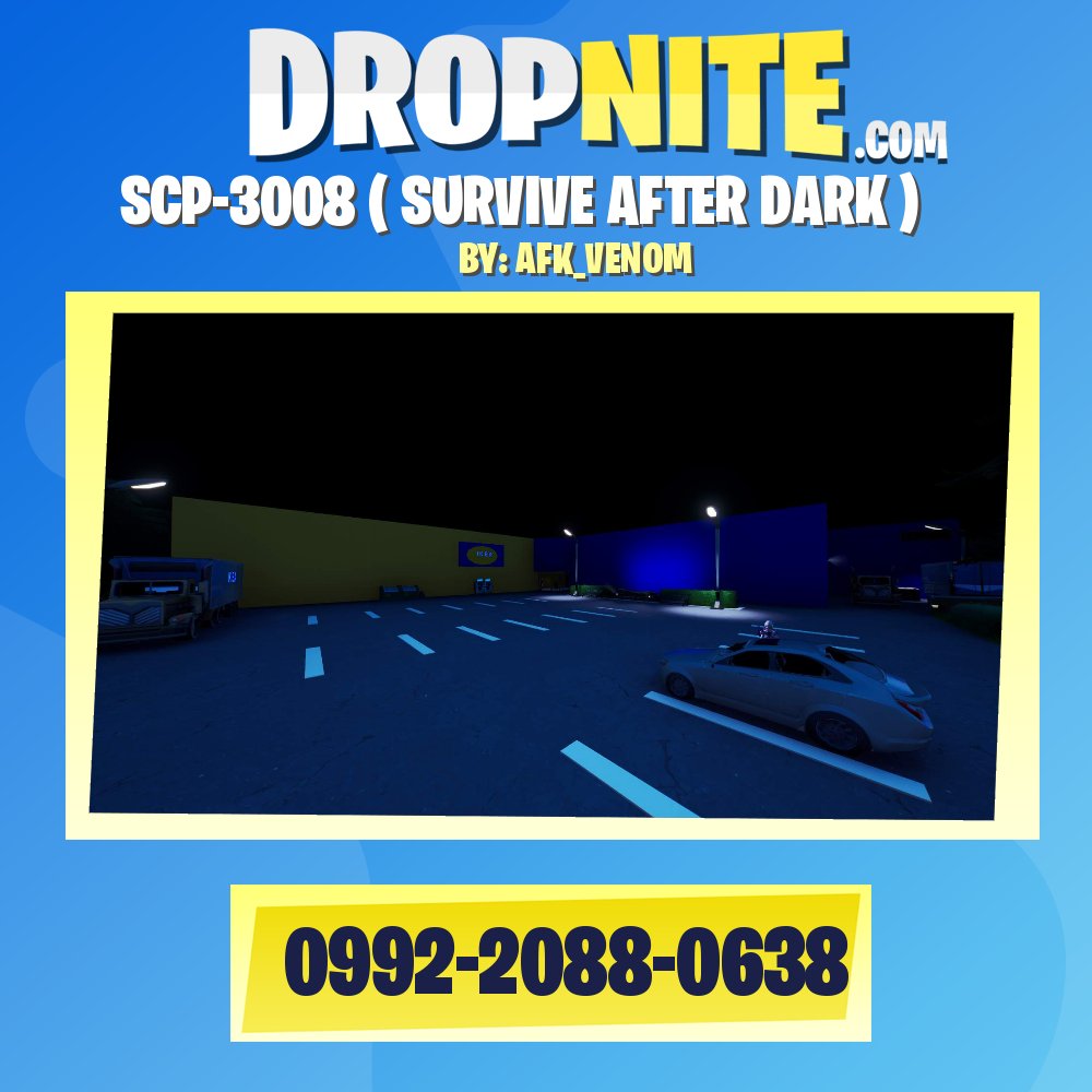 SCP-3008 ( SURVIVE AFTER DARK ) - Fortnite Creative Map Code