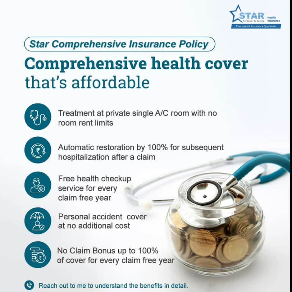 MidhunInsurance's tweet image. Star Comprehensive Insurance policy provides you with benefits such as 
 #StarHealthinsurance #Hdfcergohealthinsurance #newindiainsurance #Godigitinsurance #Besthealthinsurance #Hdfcergo #networkhospitals #cashlessinsurance #healthinsuranceonline
#uiicinsurance
#healthinsurance