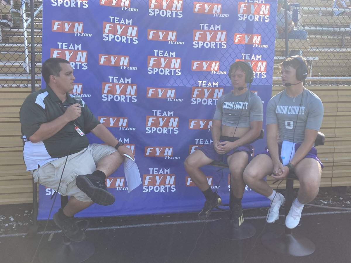 Union County <a href="/unioncofootball/">UC Football</a> <a href="/LoganHelcher/">Logan Helcher</a> and @elipeugh1 sit down with <a href="/TeamFYNSports/">Team FYN Sports</a> for a pre season interview. Helcher and Peugh had a great night for the Panthers