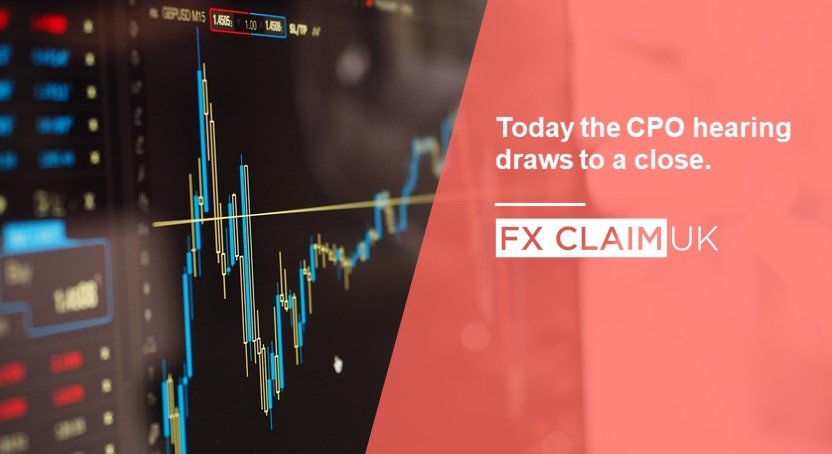 It is the final day of the #FXClaimUK CPO hearing during which the Tribunal will hear arguments from both Mr Evans’ and the other proposed #classrepresentative’s legal teams. For more information on the claim: bit.ly/2ZamtAK. Register for updates bit.ly/3ho5128.