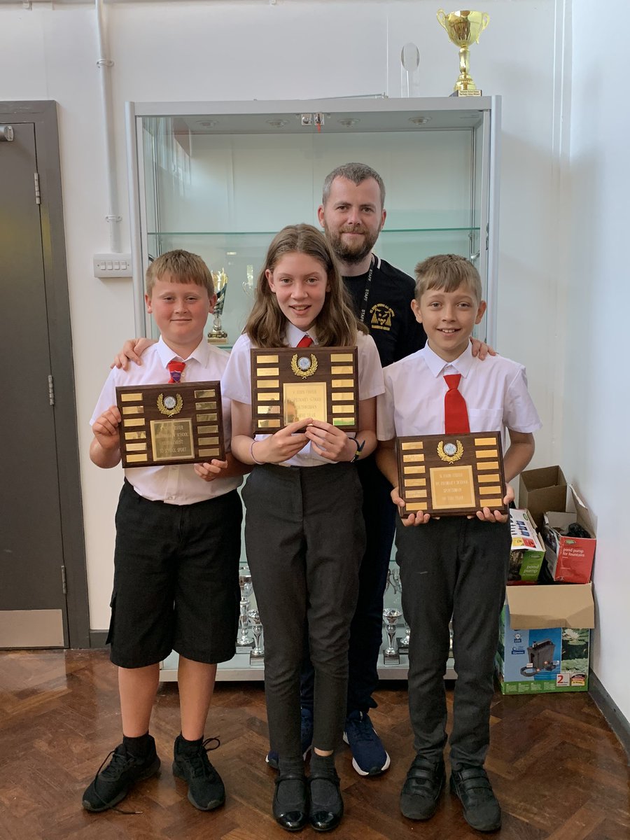 St John Fisher RC Primary School - Haughton Green (@sjfsportpe) on Twitter photo On our last day, this week we have awarded our trophies for:
Sportsman of the Year
Sportswoman of the Year
Commitment to Sport Award
Congratulations, we will miss you! Look after them <a href="/STM_College/">St Thomas More RC College</a> <a href="/STM_PhysEd/">STM College PE Dept</a> On our last day, this week we have awarded our trophies for:
Sportsman of the Year
Sportswoman of the Year
Commitment to Sport Award
Congratulations, we will miss you! Look after them <a href="/STM_College/">St Thomas More RC College</a> <a href="/STM_PhysEd/">STM College PE Dept</a>