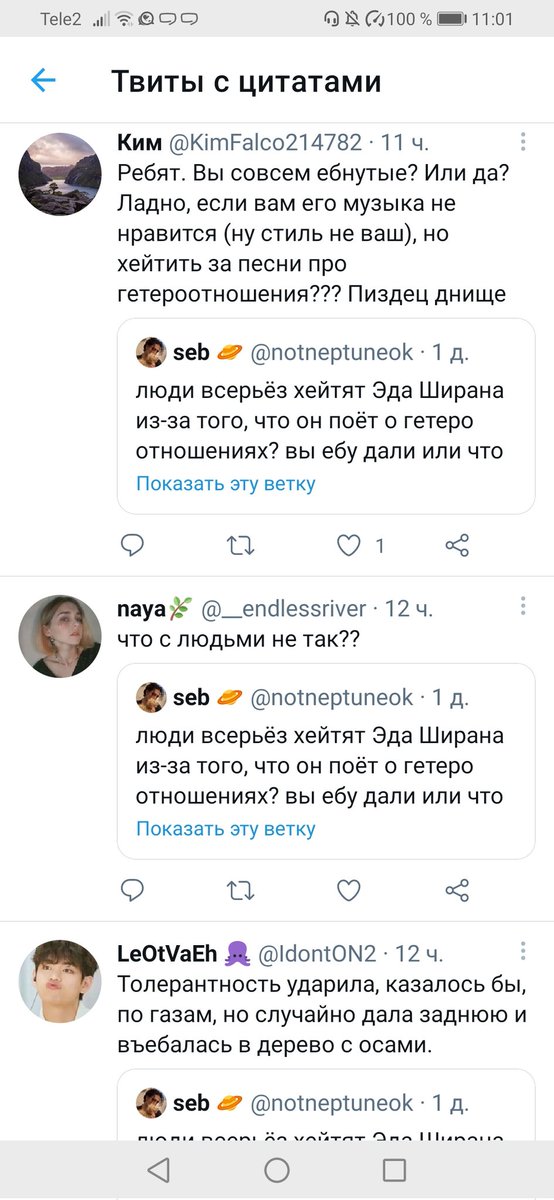 блять никто всерьёз не хейтит эда ширана за это, а вот подобные высеры заставляют меня ненавидеть гетеро вполне серьёзно