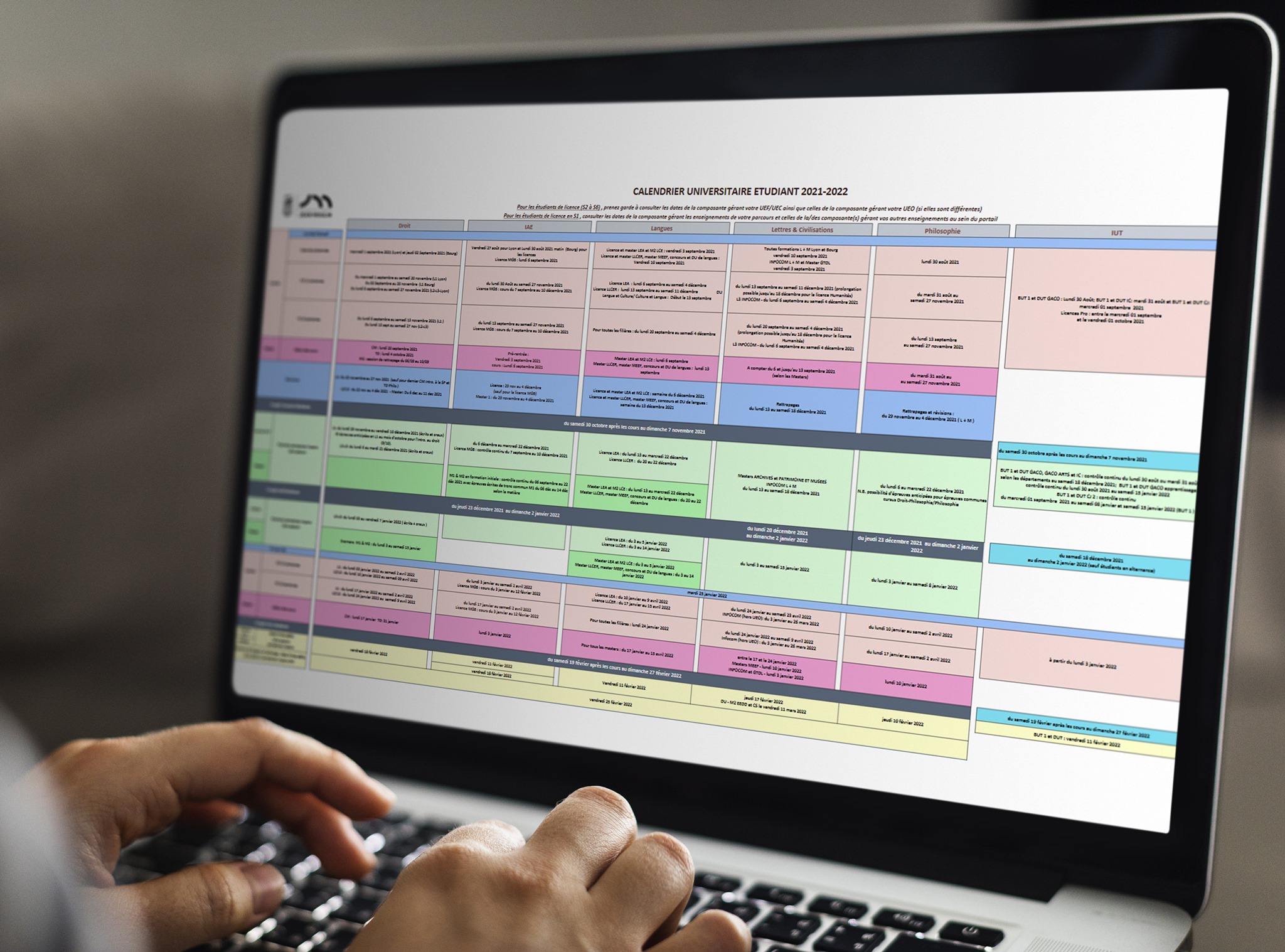 Calendrier Lyon 2 2023 Université Jm Lyon 3 On Twitter: "[#Rentrée #Univlyon3] Date De Prérentrée,  Début Des Cours, Vacances, ... : Le Calendrier Universitaire 2021-22 Est En  Ligne 👉 Https://T.co/Yp9Xum0Uvy Https://T.co/81Itgnx8Ok" / Twitter