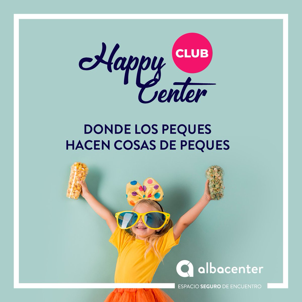 ¡Llega Happy Center Club a Albacenter! Y para inaugurarlo tenemos a Pilar con Pili Piloncha, semifinalista de Got Talent 📣  Viernes 16 a las 17:00 h ¡No te lo pierdas! 
Reserva en la APP del Club de los Disfrutones, orden de entrada por orden de llegada. Se ruega puntualidad