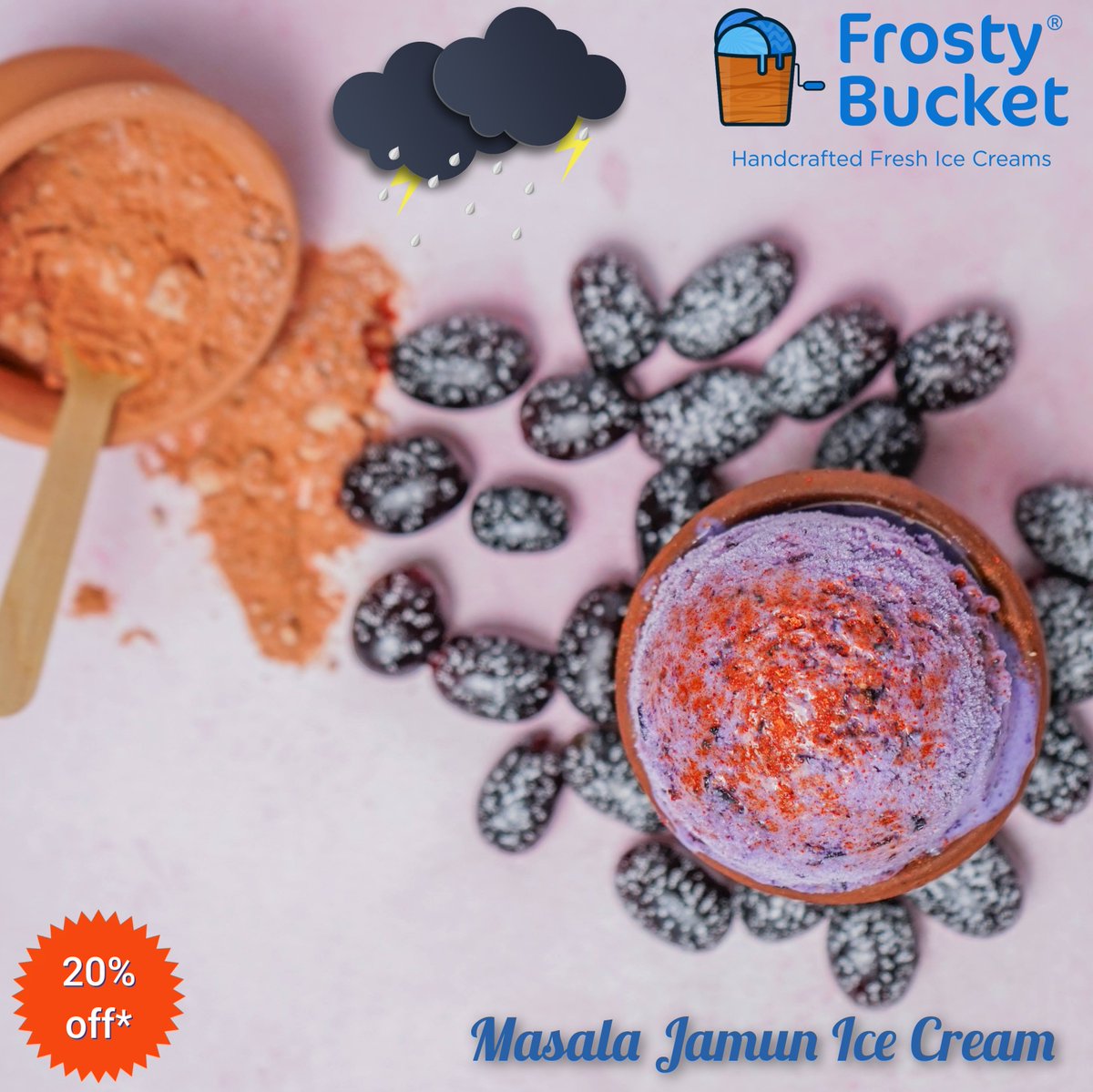 FrostyBucketIN's tweet photo. Craving both Sweet🍨 and Spicy🌶️, we've got you covered 😇 

Enjoy the rainy season 🌧️
Call - 7977048914
or visit:
https://t.co/ihdu58nDhr
https://t.co/8WhdcKaj4D
https://t.co/mu3d8pUaD4 

#FrostyBucket #HandCrafted #IceCreams
#Coolhad #Frostories #Frostasy #FrostShakes
#monsoon https://t.co/5Qzb5SQohX