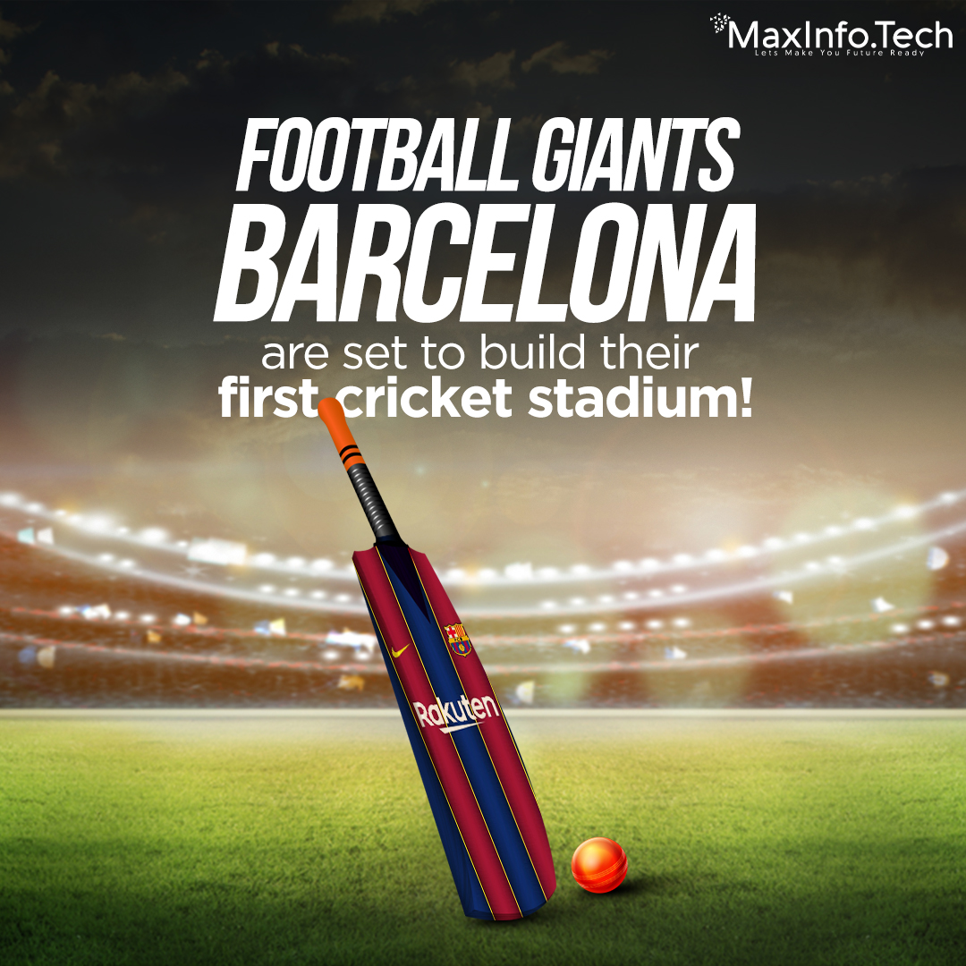maxinfot's tweet photo. Bowling from Lionel Messi Pavilion! 
Sounds good! Doesn't it? 
#barcelona #cricketupdates #cricketlovers https://t.co/3laykjHdo6