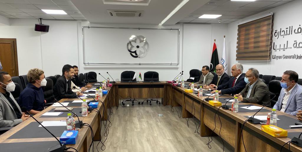 شكرا للسيد محمد الرعيض <a href="/MohamedRaied/">Mohamed Raied</a> على حسن الاستقبال بمقر الاتحاد العام لغرف التجارة الليبية. من المشجع سماع الاهتمام بتعميق التعاون مع الشركات والشركاء الألمان.