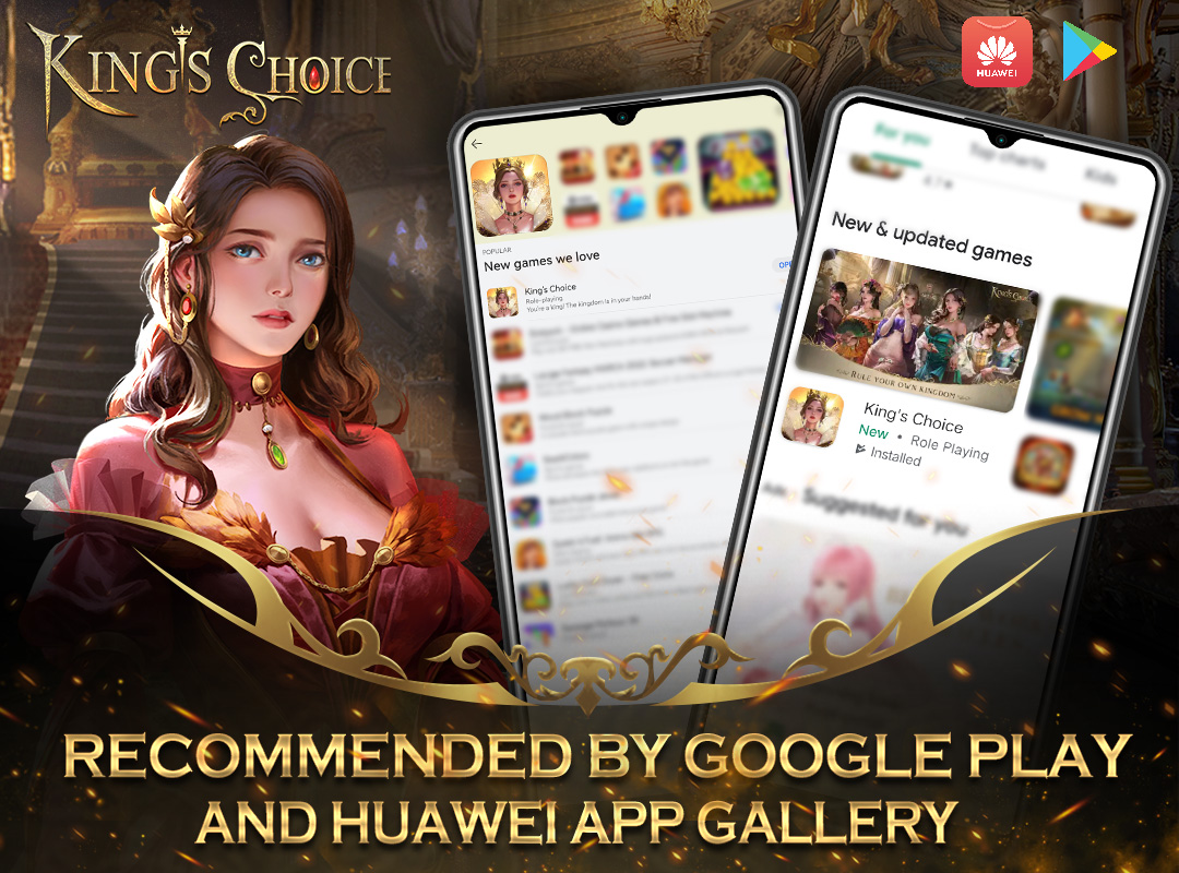 King's Choice on Twitter: "🔥Breaking News!!🔥 We have got our first  recommendation on both Google Play Store and Huawei App Gallery!! We will  offer a gift for all the players! 🔹Exchange Code: