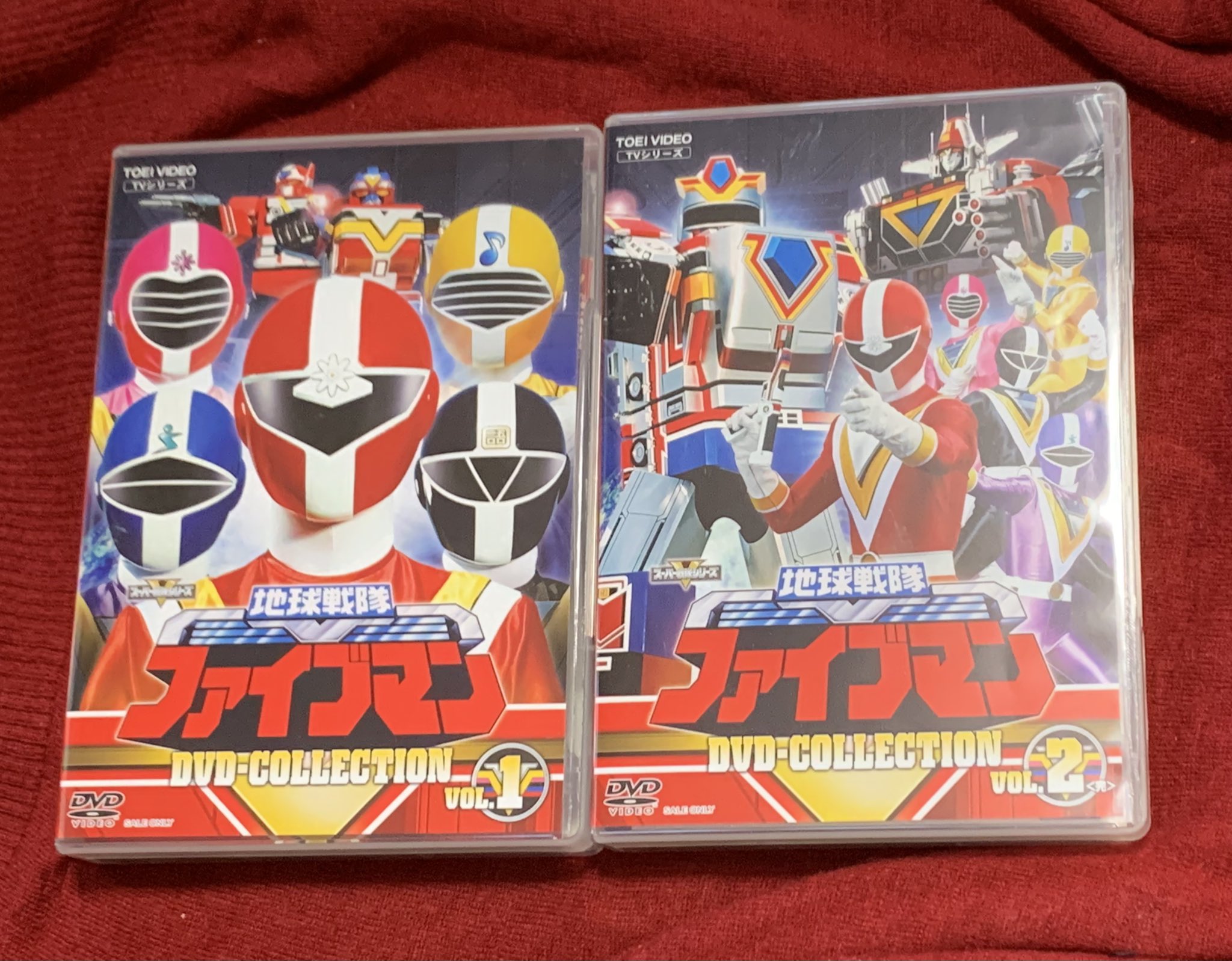 完売】 地球戦隊ファイブマン DVD-COLLECTION VOL.1&2 キッズ