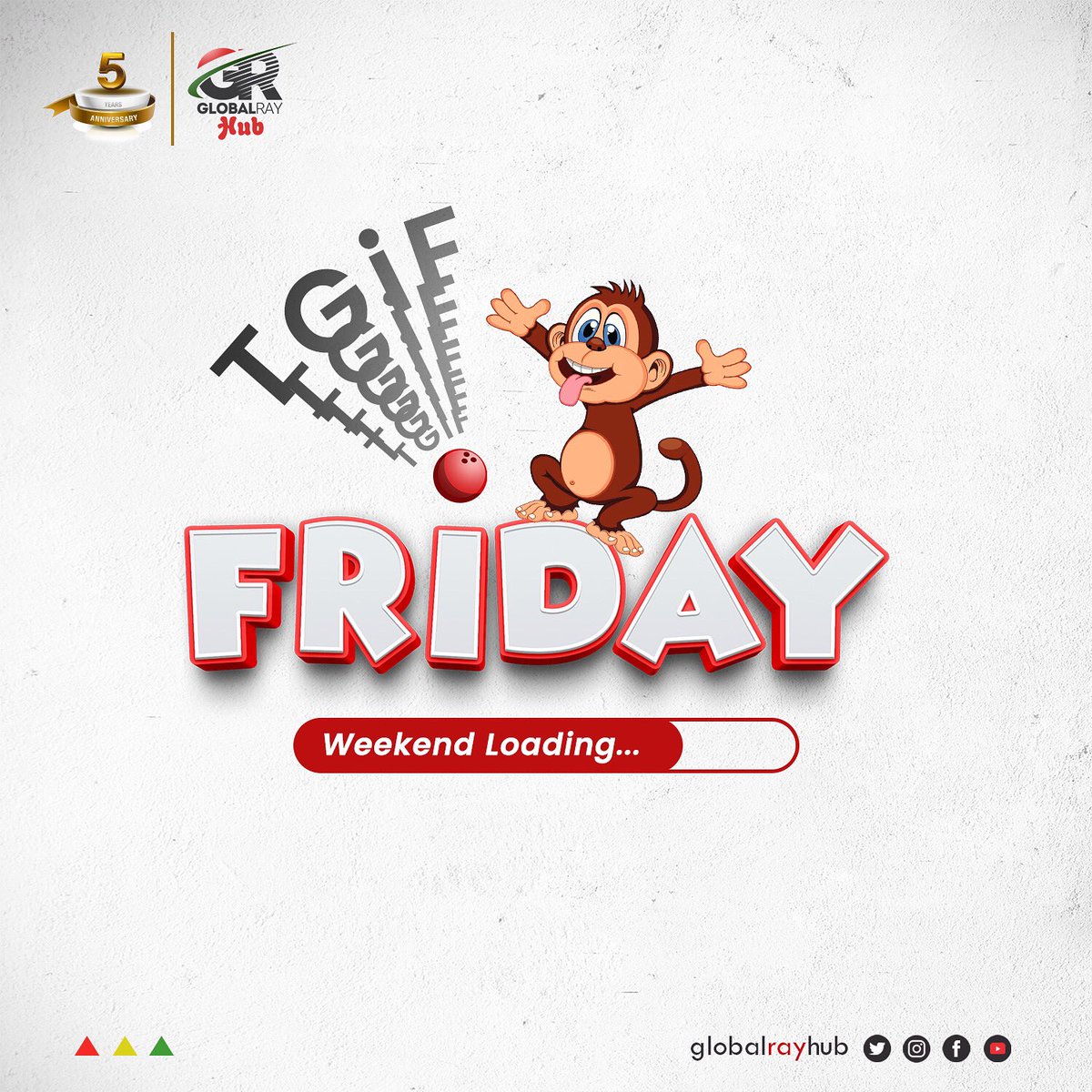 GiddyXP's tweet photo. RT @GlobalRayHub: Thank God itโs Friday ๐
Forgot all the things youโve encountered this week and enjoy a glowing weekend
#GlobalRayHub
#digitalbootcamp
#globalrayhubdigitalbootcamp https://t.co/BvO31LZ2Z3