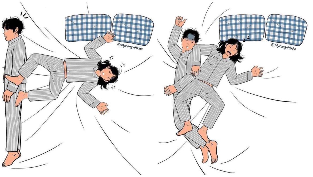 KivJac's tweet photo. sleeping with my girlfriend be like: https://t.co/vlxhMR0I6s