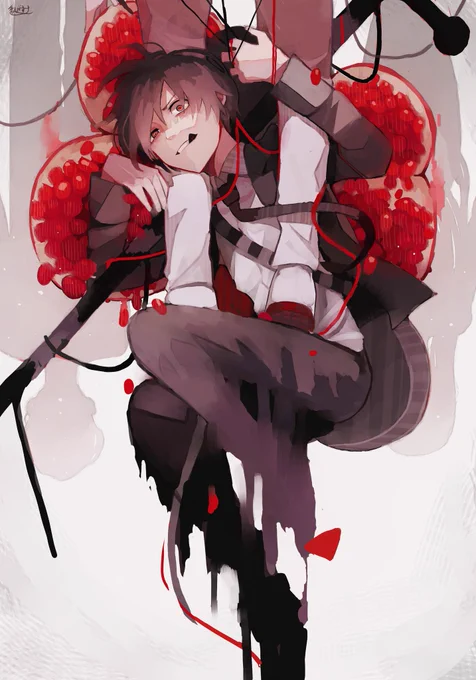 #一次創作絵師拡散フェス01
我が強い少年達を描いています。 