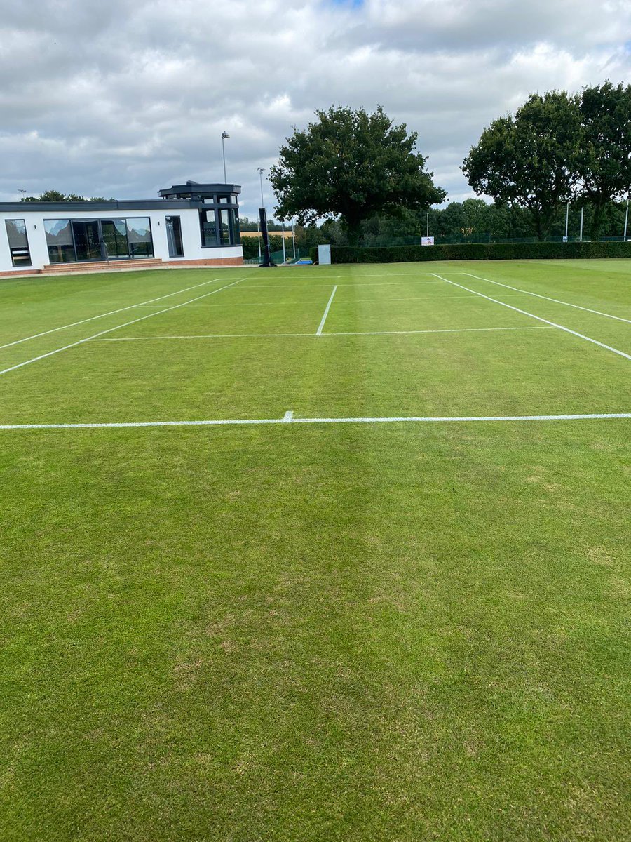 framtennis's tweet photo. Courts lined and looking lush 🥰 
Don't forget to enter.  Closing date 10am 19th July. ⏰ https://t.co/QwjEEhR0jJ