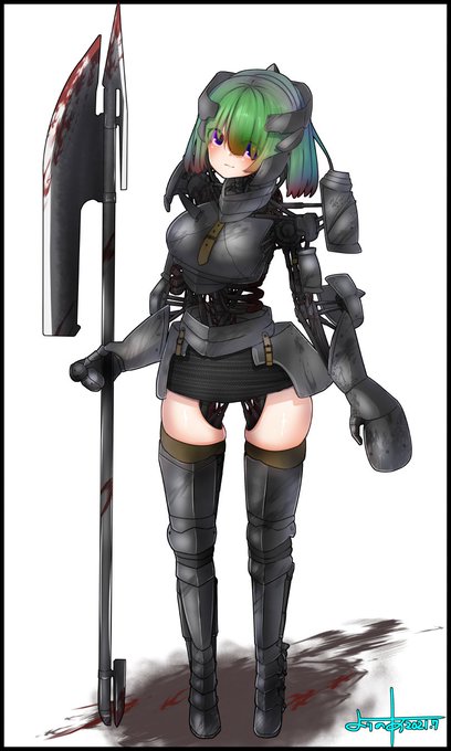 甲冑ロボ娘
https://t.co/kXuRCa6TEU 