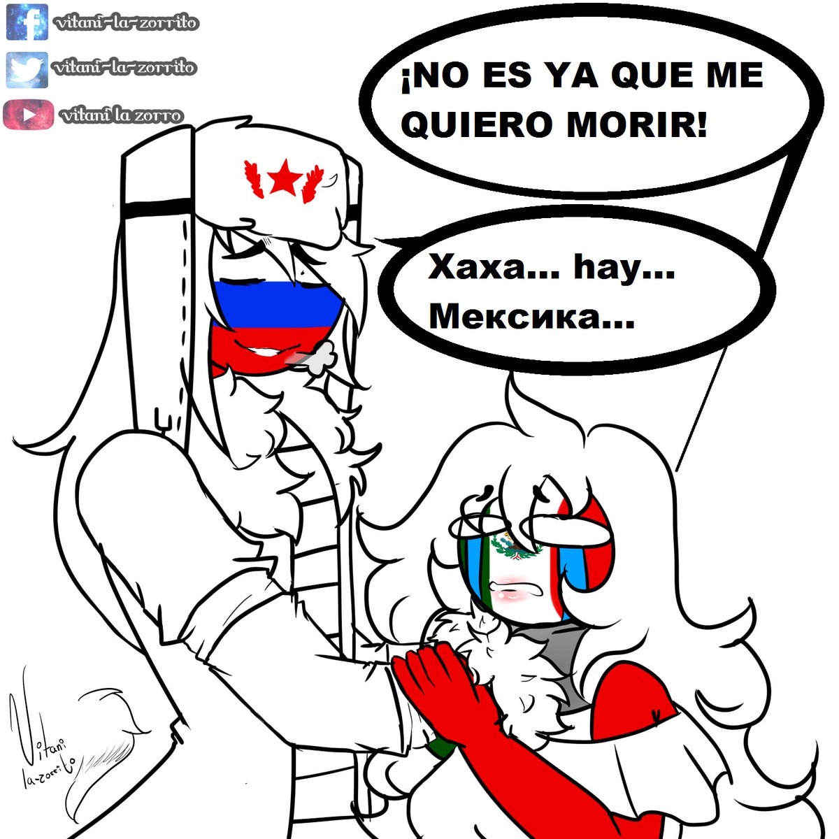 7w7

#countryhumansMexico
#countryhumansRusia
#CountryHumans 
#RusMex