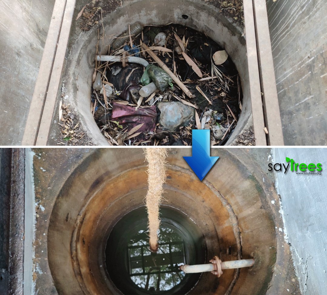 This well in Richmond Town, Bengaluru, became a 30ft deep dustbin. This is when a concerned citizen <a href="/nolanentreeo/">Nolan Pinto</a> reached out to us to save the well.All stars aligned and with help of <a href="/zenrainman/">zenrainman</a>, the well is back. Special thanks to <a href="/Refinitiv/">Refinitiv, an LSEG business</a> for supporting this initiative.
#CSR
