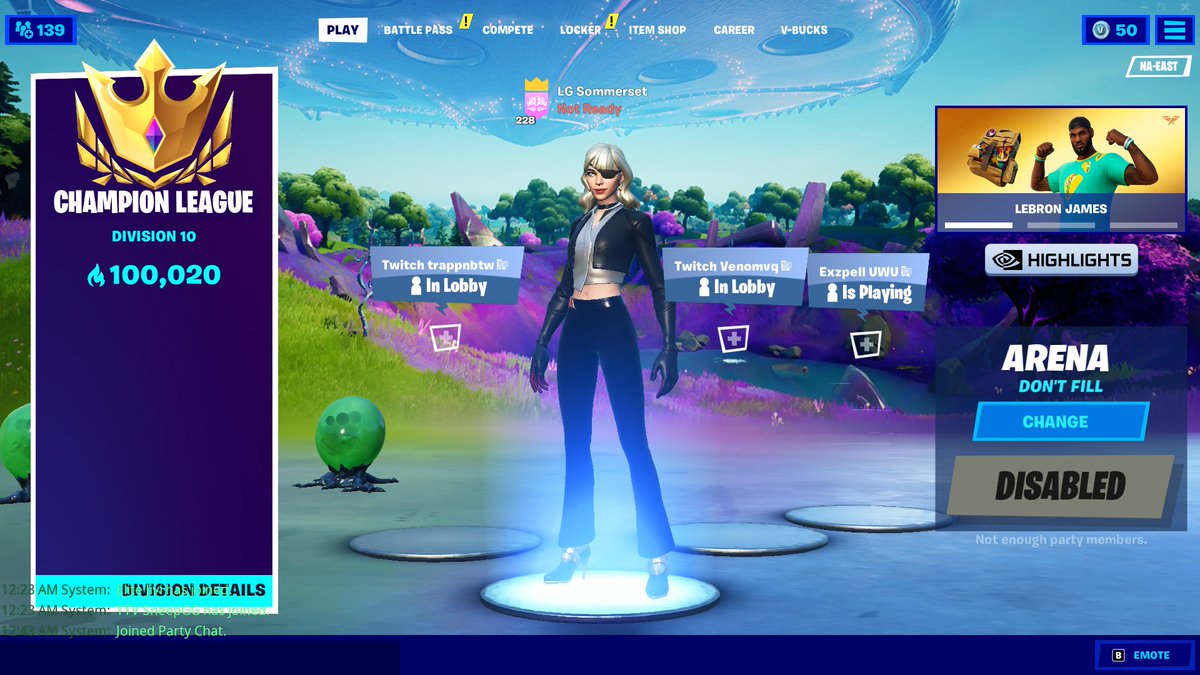 1ST Female To hit 100k! LET'S GOOOOO! 
1 Day to Champs, and 1 Week to 100k. I LOVE Y'ALL SO MUCH OMFG! 😍🤣