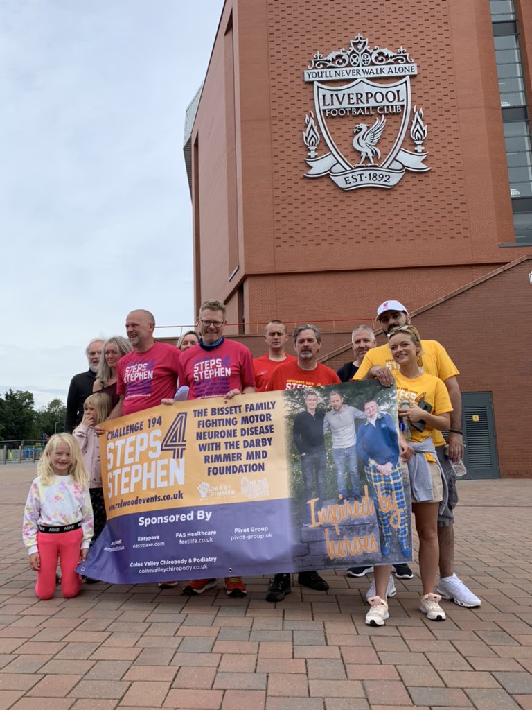 Redsmail's tweet photo. #Steps4Stephen 1 week on from Andy @HarryHbiss & @BissettScott starting their 100 mile walk for @DarbyRimmerMND. Target was £10k. Closing in on £11k. Phenomenon achievement, great memories. Already planning the Team Bissett challenge for 2022 #InspiredByHeroes https://t.co/BlKrpGkQxN