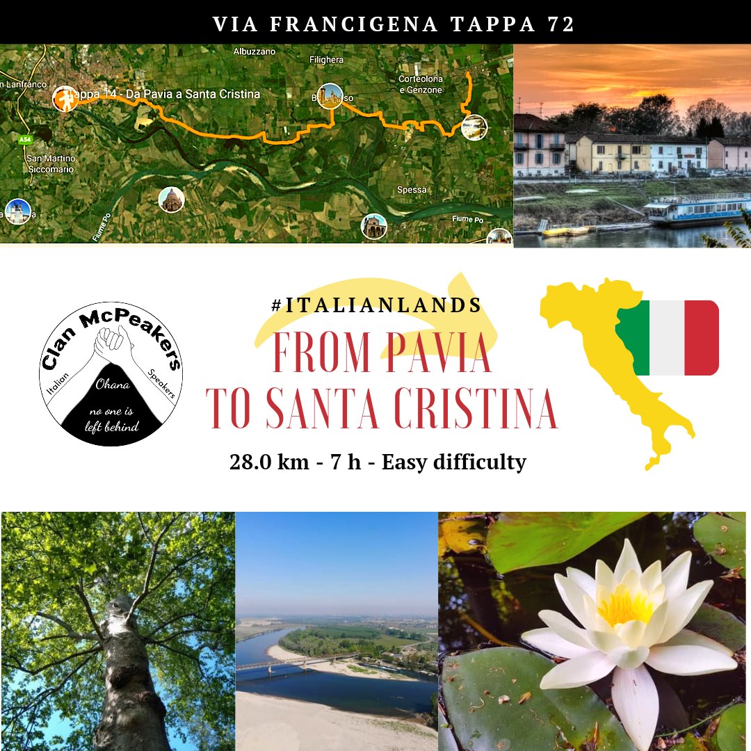 ClanMcPeakers's tweet photo. #ItalianLands #ViaFrancigena #Stage72
From Pavia to Santa Cristina, the alluvial plain of the Basso Pavese, with the fluvial terraces near S. Lazzaro, Belgioioso.
#ClanMcPeakers #walking #trekking #MPC2021
@MyPeakChallenge @SamHeughan @RealAlexNorouzi @jordana_brown @CoachValbo https://t.co/OlROm2S54I