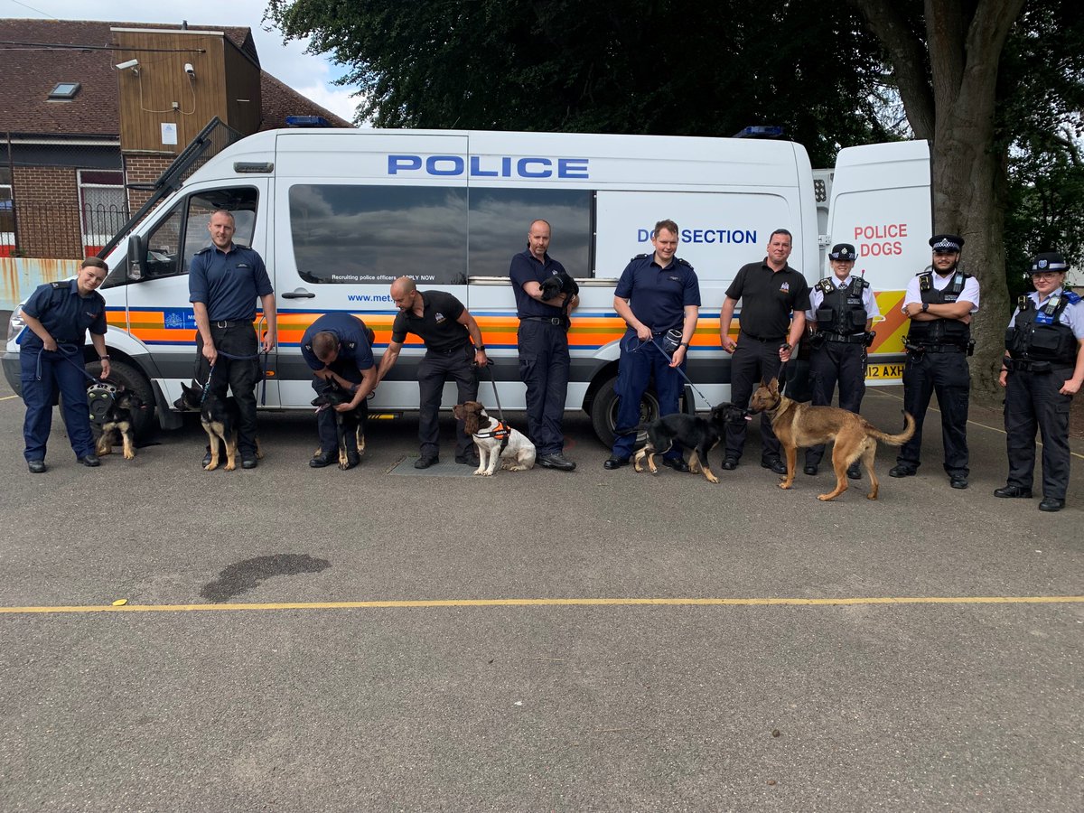 #SchoolEngagement. Officers from your local team visited the '#Kenley Primary School' together with the #PoliceDogsUnit.