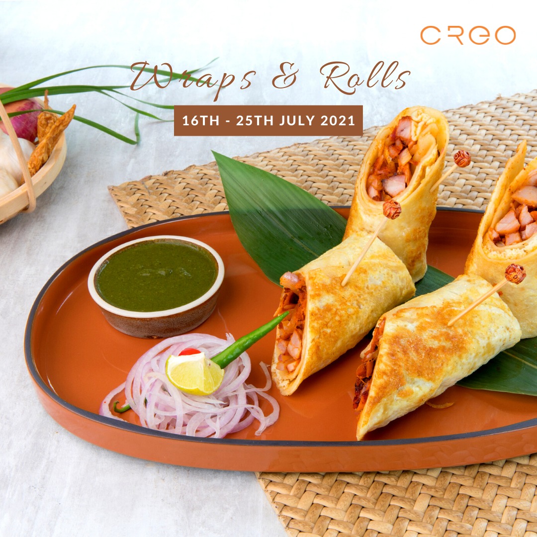 Vivantadwarka's tweet photo. The Wrap and Roll festival is on! 
Succulent wraps and delicious rolls that you'll love with every bite, now serving at Creo.

For reservations, please call : +91 9711 097 967

#VivantaNewDelhiDwarka #ExperienceWithVivantaDwarka #CelebrationsAtVivantaNewDelhiDwarka #WrapsAndRolls https://t.co/6N4e6YiFiW