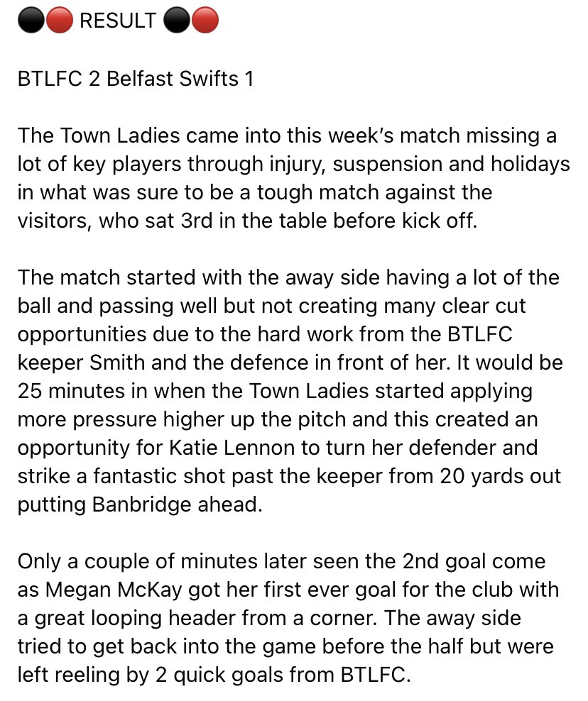 BanbridgeTownLadies tweet media