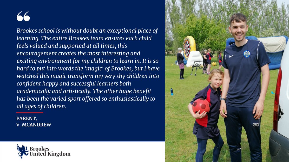 ⭐ #FeedbackFriday ⭐ 
We feel the magic too! ✨ Some lovely feedback from one of our brilliantly supportive parents

#BeBrookes #BuryStEdmunds #Suffolk #BSE #SuffolkSchool #BoardingSchool #IndependentSchool #Newmarket #EducationForAll