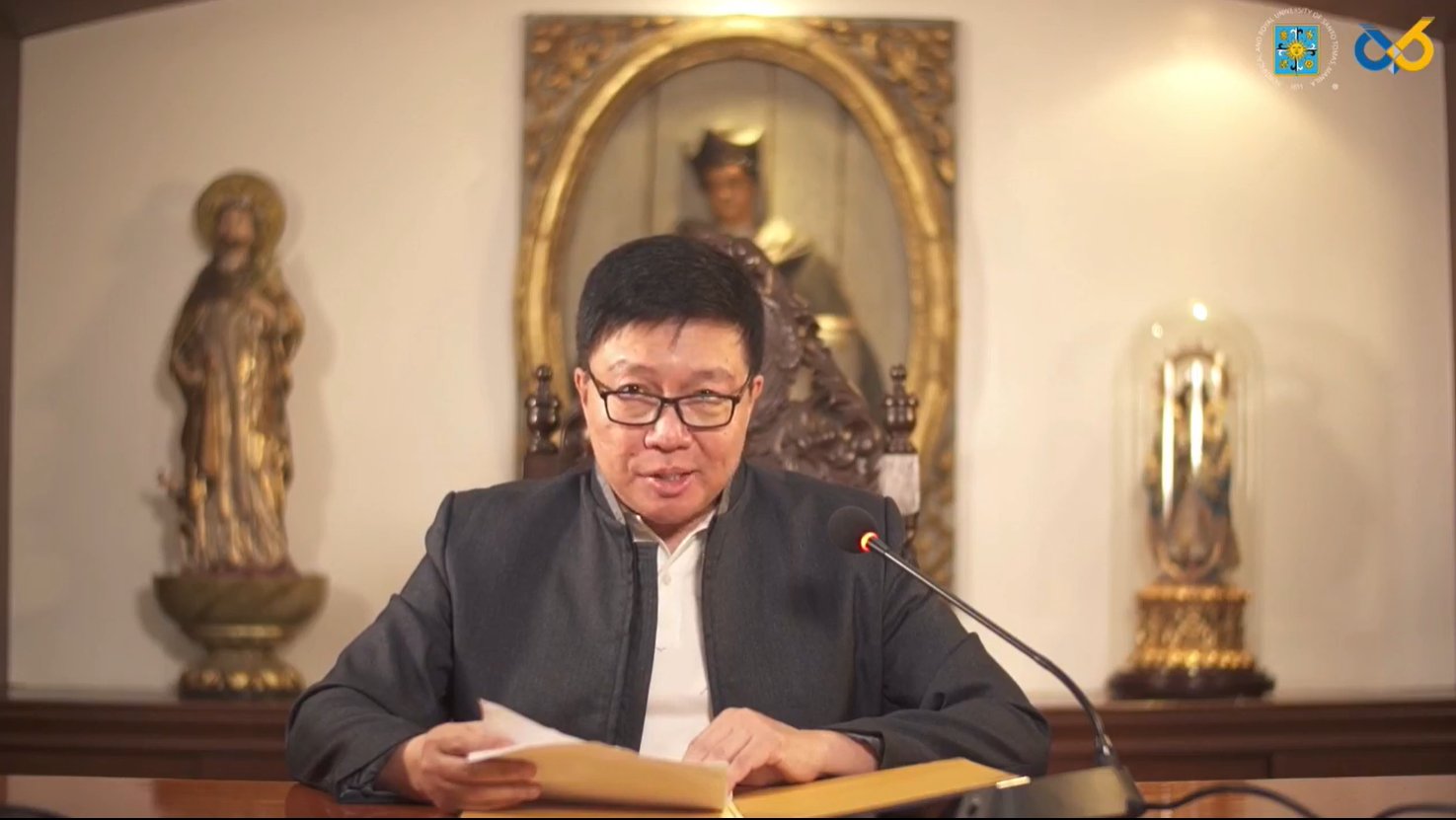 The Varsitarian On Twitter NOW UST Rector Fr Richard Ang O P 