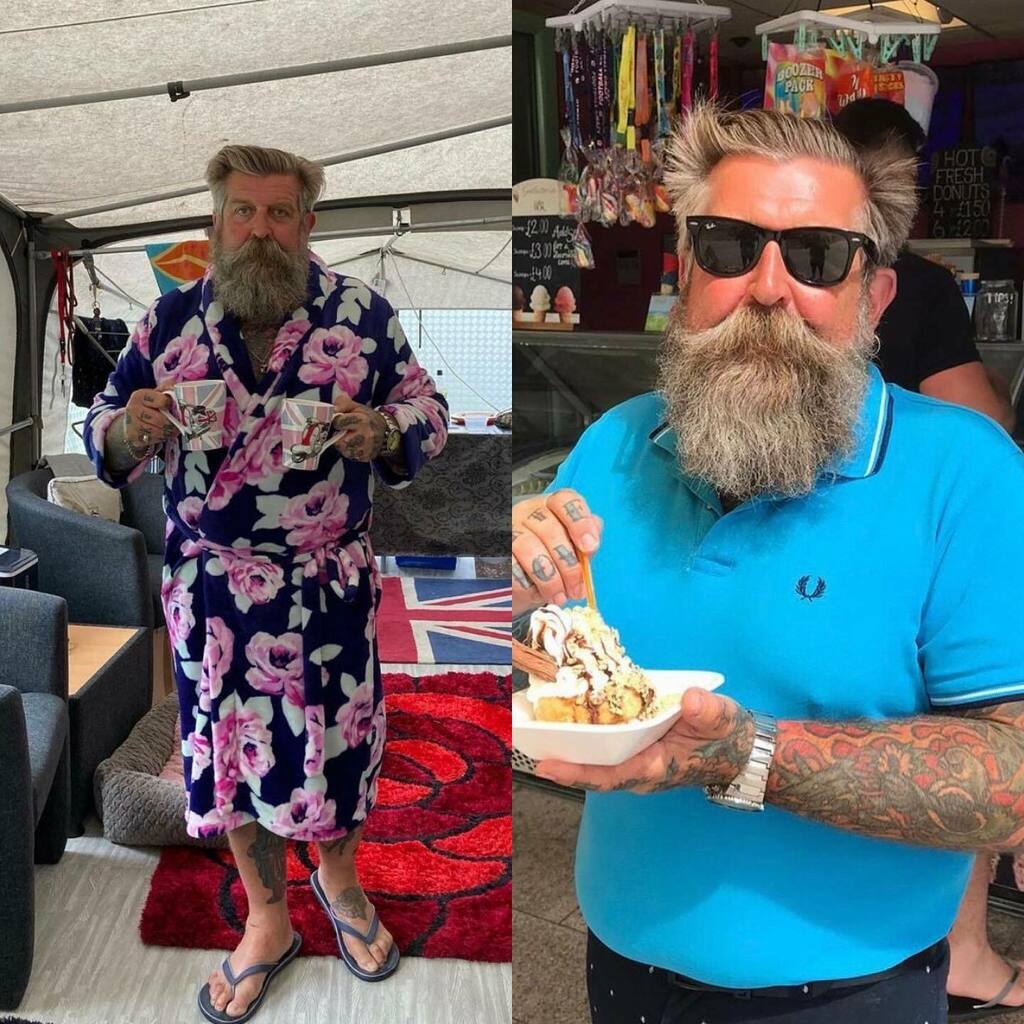 Rob looks like he's enjoying his holidays 
.
.
.
.
 #bearded #beardsofinstagram #beardlife #tbbclub #thenorfolkbeards #thebritishbeardclub #instabeard #instabeards #followme #member #comejoinus #welcome #club #brothers #instagood #norfolk instagr.am/p/CRYIUw_lACi/