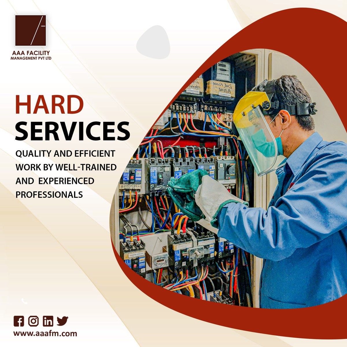 AAAFMPvtLtd's tweet photo. #HARD_SERVICES

AAA Facility Management Pvt Ltd is the best FM Company in Pakistan and offers the Integrated Facility Management service to its local and multinational clients. Our Hard Services Division ensures to maintain the physical fabric of your facility in excellent https://t.co/N2wES3GDH0