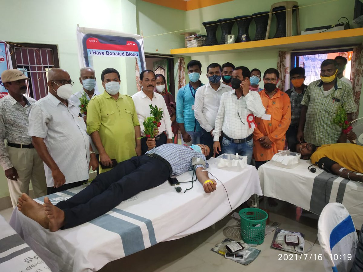 sudarsandasINC's tweet photo. Attended the #BloodDonationCamp at #Kulida #Basta. Thank you the organisers for such camps during #carona.
In Jaleswar I see regular camps being organised by the team led by Kamal Chakrabarti and his team. I congratulate them for such effort.
@DBalasore https://t.co/tF0yuXVLUW