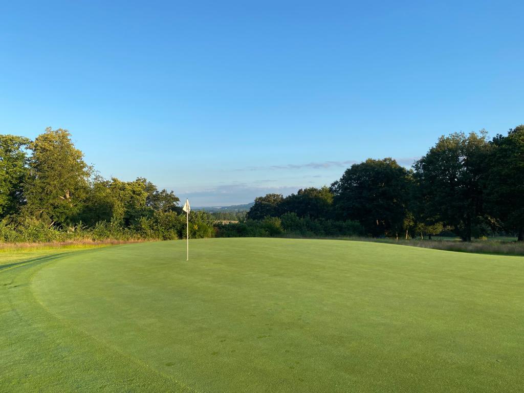 TandridgeGolf's tweet image. Who’s looking forward to the weekend? Will you be playing or watching the best in the world at The Open? 
Tandridge is looking fantastic, here’s some images from Scott the course manager taken early morning