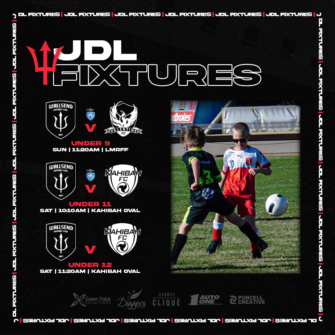 WallsendFC1887's tweet photo. ๐ฑ | ๐๐๐ ๐๐๐ซ๐ง๐จ๐ฅ๐๐ฆ
Fixtures for this Saturday and Sunday for our Junior Development Teams!
Come on you Reds! ๐
- U9s v Valentine Eleebana FC
- U11s v Kahibah Football Club
- U12s v Kahibah Football Club
#WFC1887 | #COYRD
๐๏ธ Purcell Creative https://t.co/oiedIdFLjh