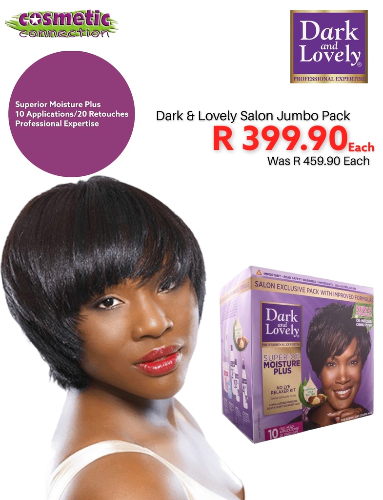 CosmeticConnec3's tweet photo. Dark & Lovely Salon Jumbo Pack On Promotion Online!
Valid 16 - 19 July 2021!
#shoponline #savebig #cosmeticconnection https://t.co/fWu7LxJLV5