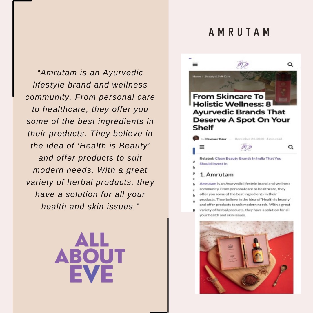 AmrutamOfficial's tweet photo. Featured by @allabouteve_in

We believe that ‘Health is beauty’ offering you products to suit modern needs.

We deliver holistic well-being ✨ https://t.co/0ejAmTh3P3